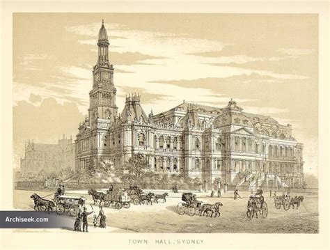 1889 – Sydney Town Hall, New South Wales .